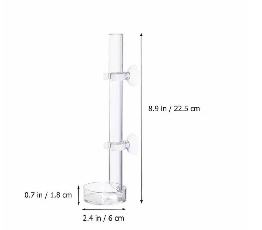 Shrimp Feeding Tube 22cm + Feeding Dish