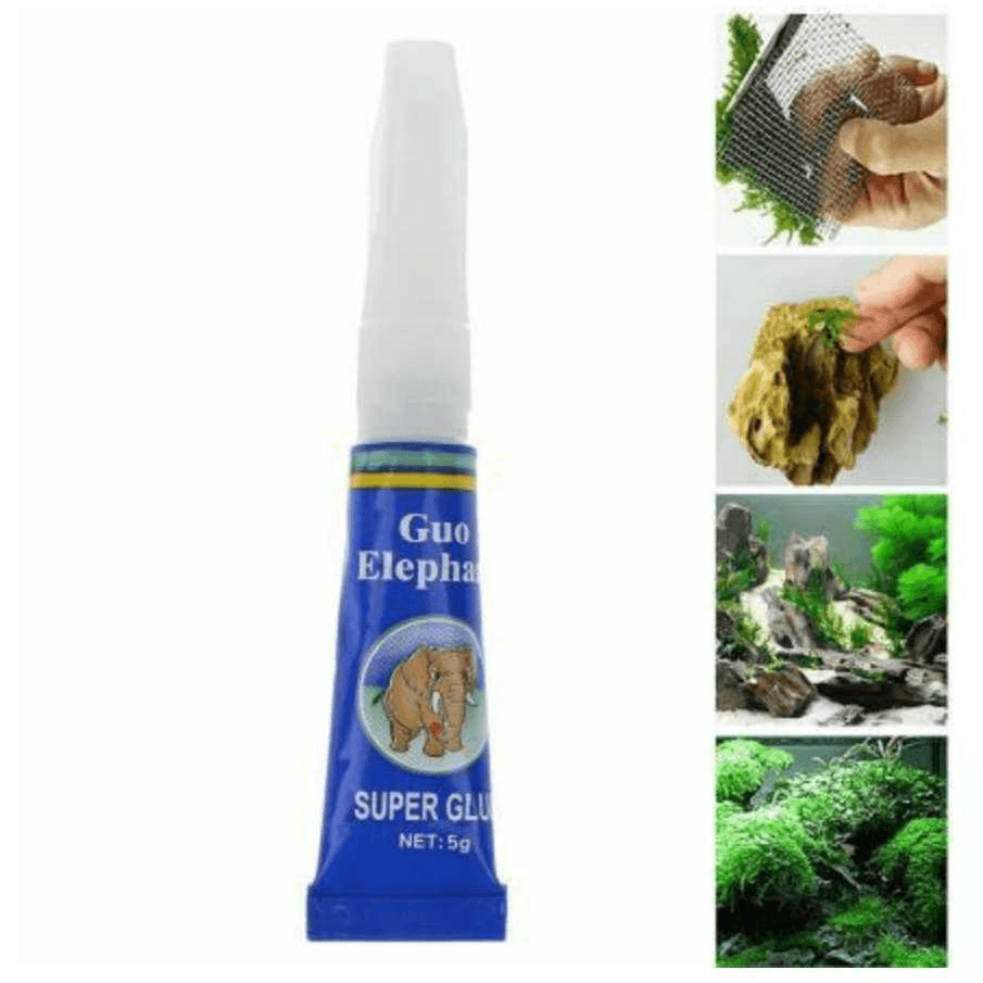 aquarium glue for moss driftwood rocks for sale