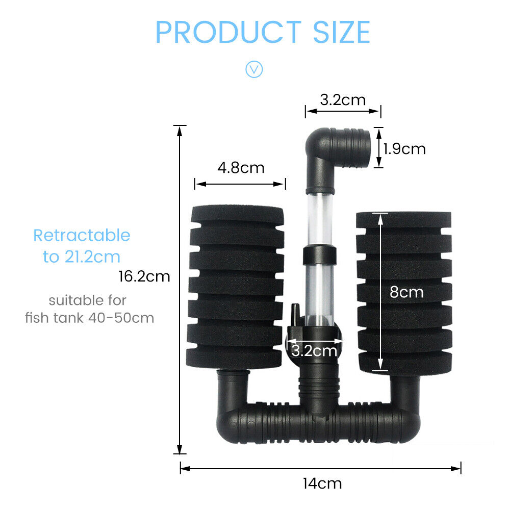 Air Sponge Filter Aquarium