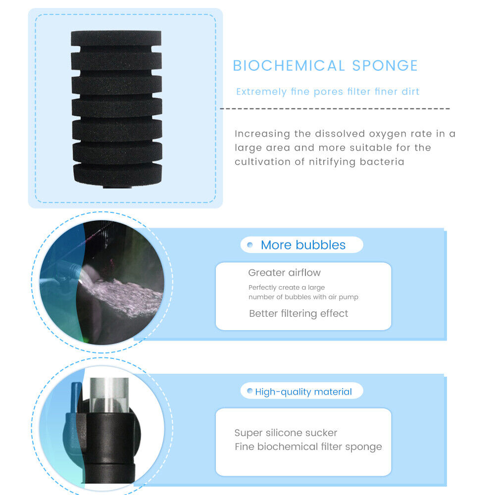 Air Sponge Filter Aquarium