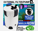 Aquarium External Canister Filter 1850 L/H